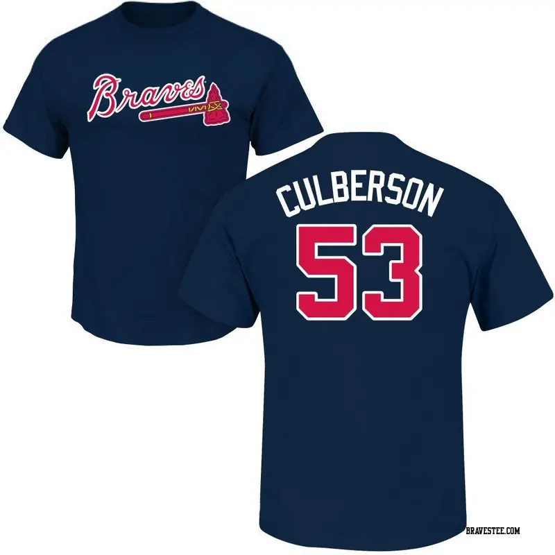 Vaughn Grissom Atlanta Braves Women's Navy Roster Name & Number T