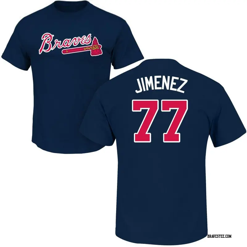 Ralph Garr Atlanta Braves Men's Navy Backer T-Shirt 